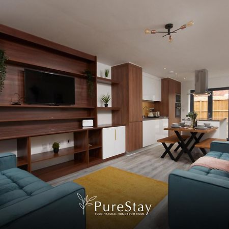 Stunning 5 Bed Manchester House With Parking By Purestay Short Lets & Serviced Accommodation エクステリア 写真