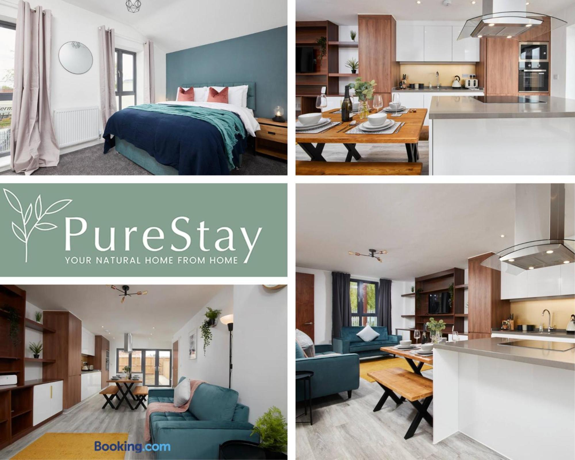 Stunning 5 Bed Manchester House With Parking By Purestay Short Lets & Serviced Accommodation エクステリア 写真